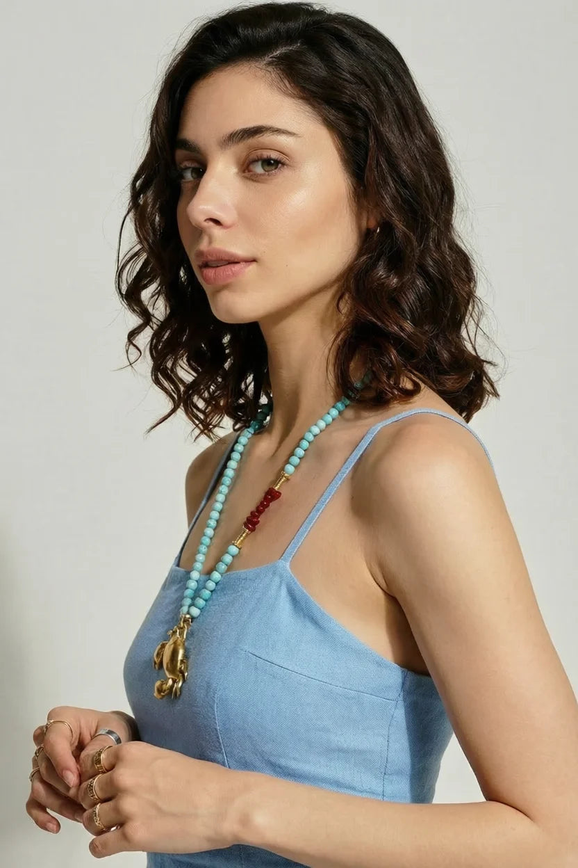 Oceane Bleu Kolye